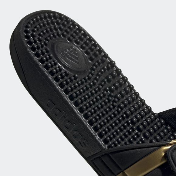Adidas Adissage Slide EG6517 Black Gold Sandals NEW in BOX Mens 12 main image 8